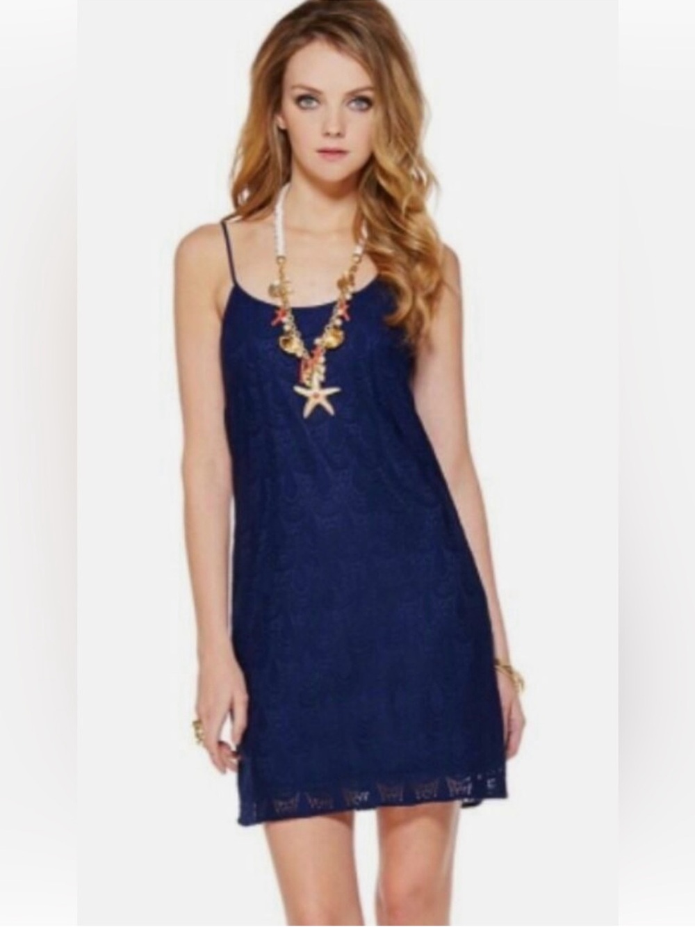 Lilly Pulitzer Dellaria Lace Slip Dress Size S